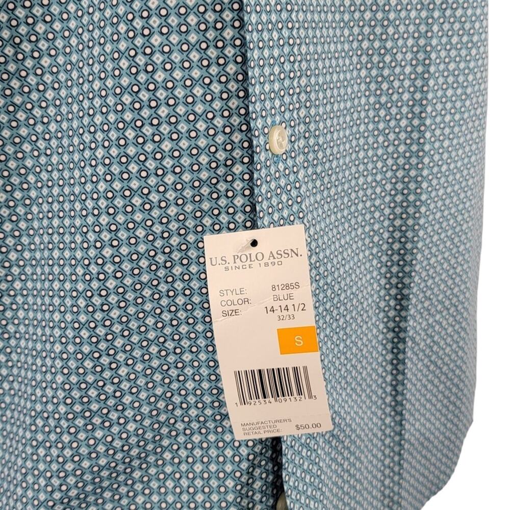 US Polo Assn. Long Sleeve Button Down Shirt Slim Fit - Picture 4 of 9